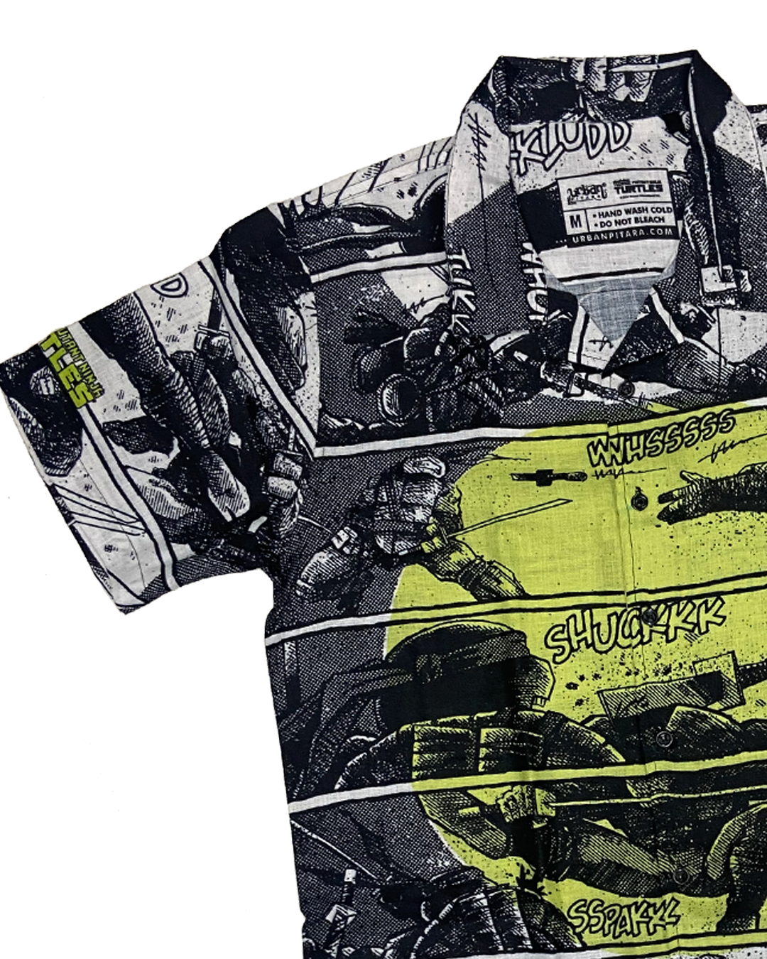 Ninja Turtles Combat Comics Buttoned Shirt 50% OFF