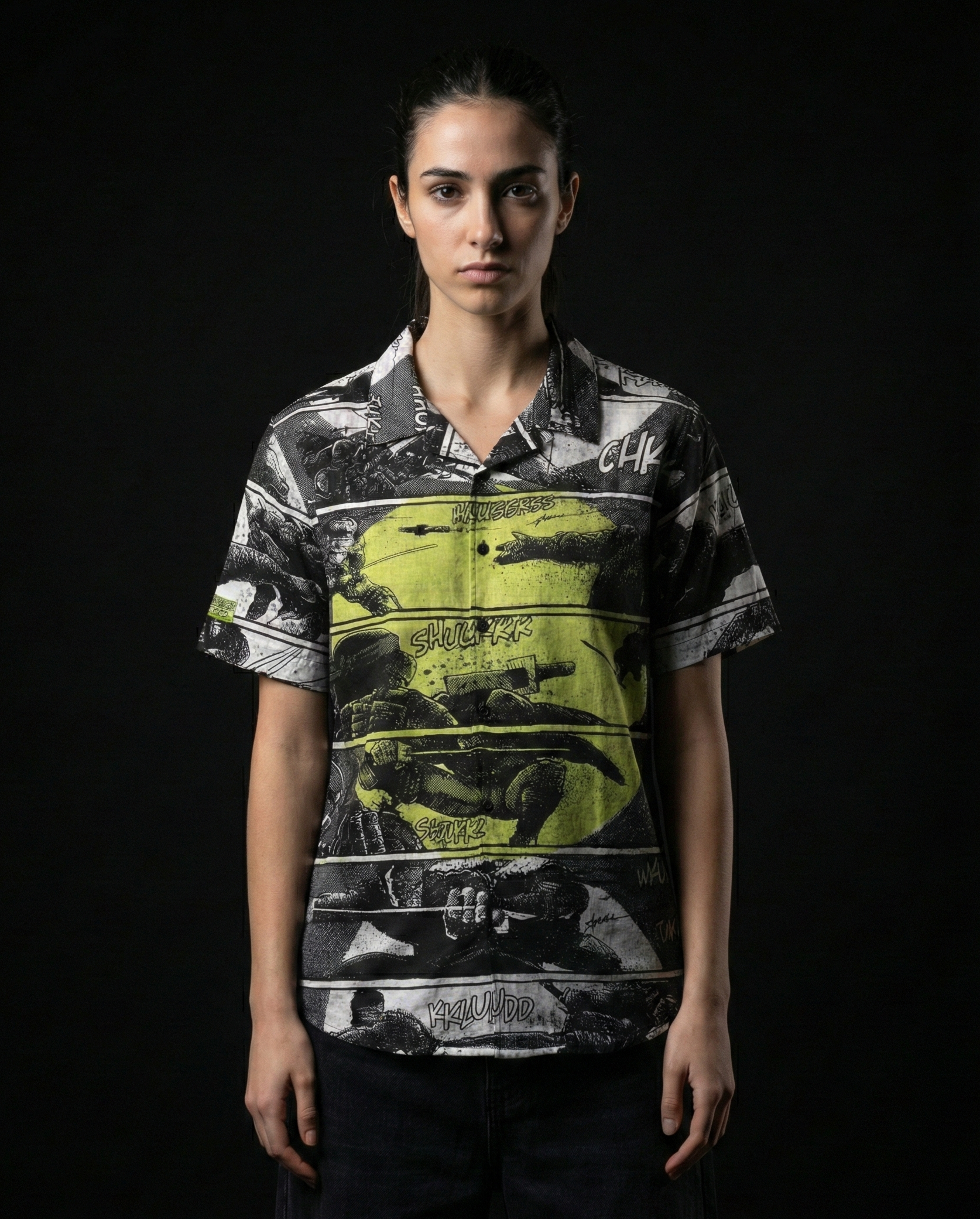 Ninja Turtles Combat Comics Buttoned Shirt 50% OFF