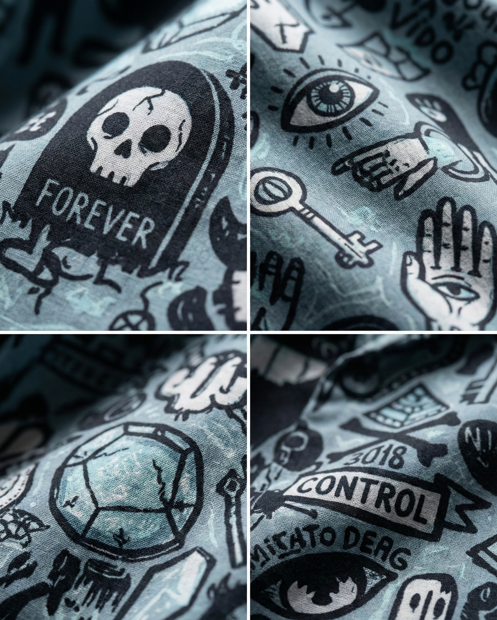 Grey Anime Shirt 50% OFF