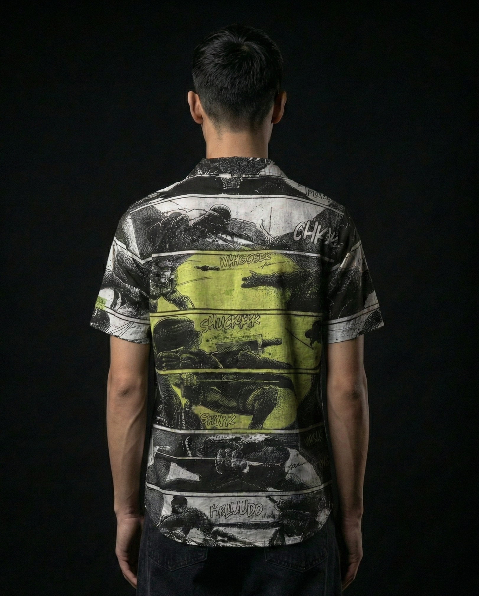 Ninja Turtles Combat Comics Buttoned Shirt 50% OFF