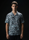Grey Anime Shirt 50% OFF
