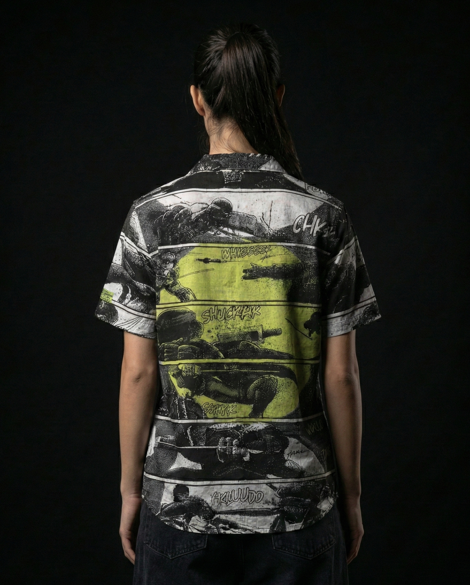 Ninja Turtles Combat Comics Buttoned Shirt 50% OFF