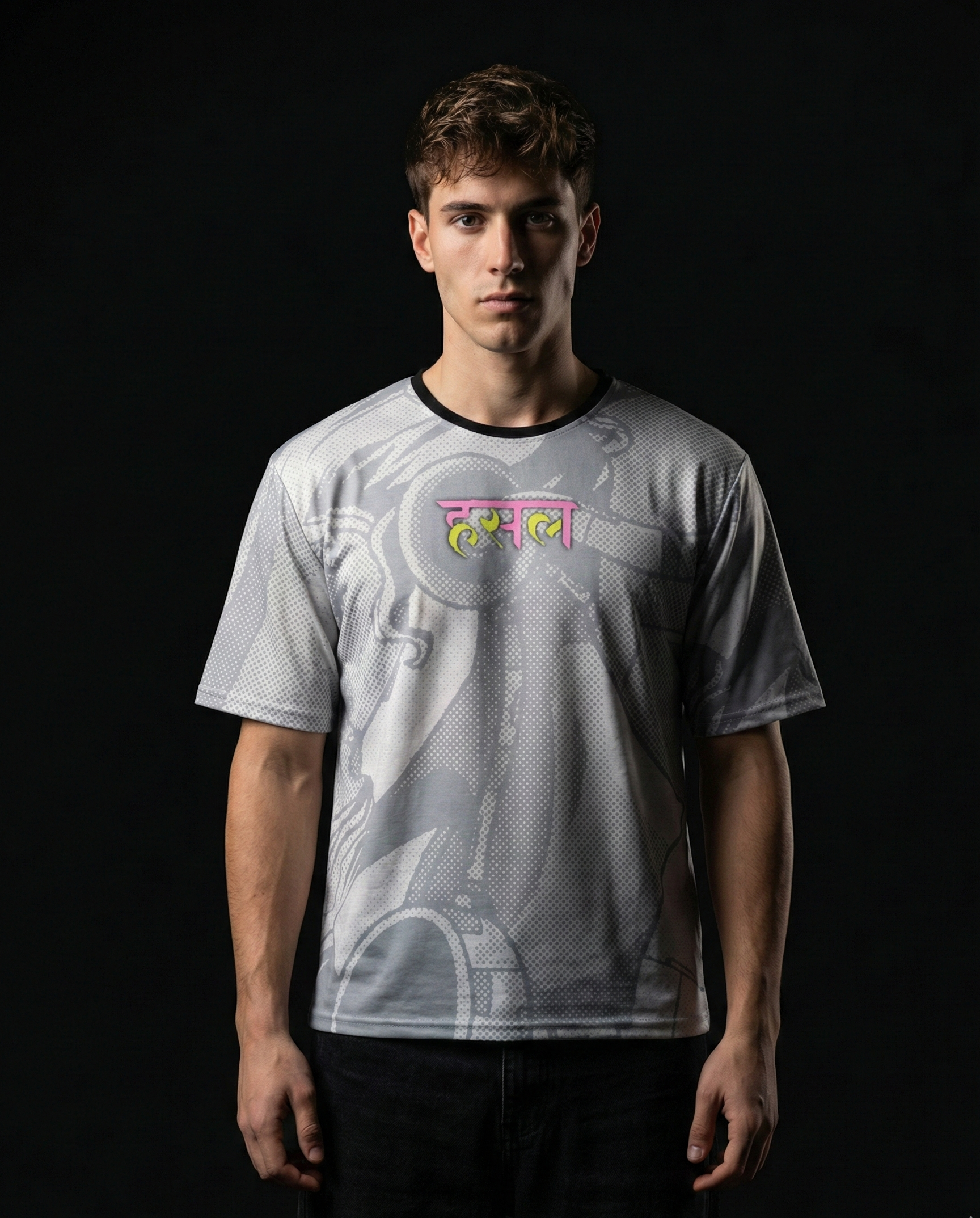 Hustle Cyberpunk Oversized Tshirt 50% OFF
