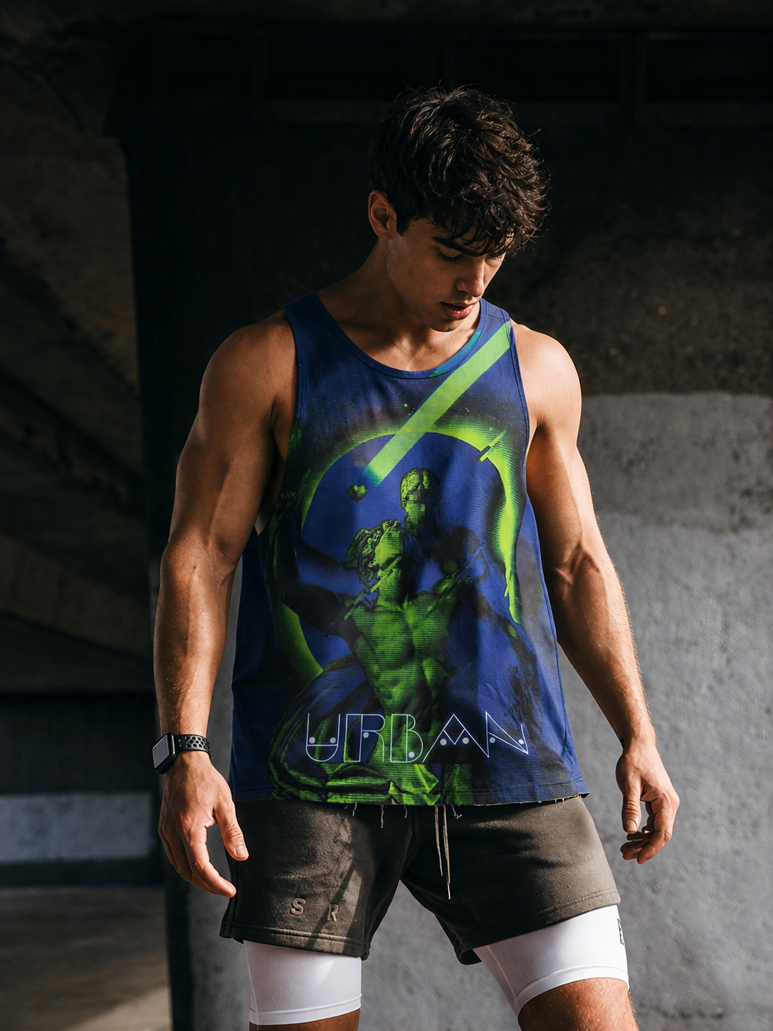 David Neon Gym Tank
